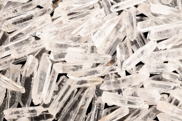 CLEAR QUARTZ Crystal Points 1 1/2" 4 Pieces Top Grade Water Clear Small Columbia Rock Tiny Mineral All Chakra Stone Raw Natural - Image 2