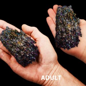 CARBORUNDUM 3" 4-7 Oz Silicon All Chakra Raw Rock Mineral Specimen Rough Crystal Natural Reiki Stone
