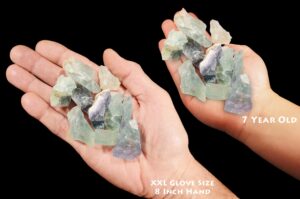 RAINBOW FLUORITE Crystal 1" 6 Oz Bag Raw Rock Mineral Heart Chakra Crystal Stone Natural Mineral Specimen Reiki