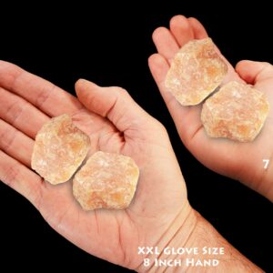 NATURAL ORANGE CALCITE 1 1/2" 2 Pieces Crystal Raw Rock Mineral Sacral Chakra Crystal Stone Raw Natural Specimen