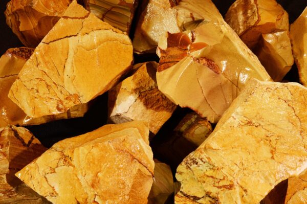TAN PICTURE JASPER 4 1/2" 1-2 Lb Wild Horse Owyhee Extra Large Rough Rock Mineral Third Eye Raw Chakra Crystal Stone Specimen - Image 4