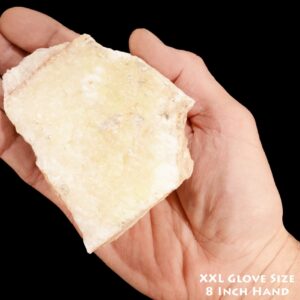WHITE ONYX 4 1/2" 1 Lb Mount Nebo Utah Extra Large Rough Rock Mineral Specimen Raw Crown Chakra Crystal Stone Reiki