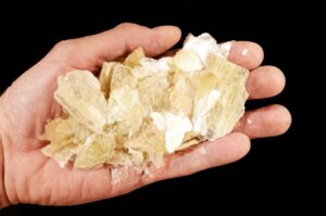 NEON YELLOW MUSCOVITE Mica Flakes 4 Ounce Bag Craft Supply Rough Rock Mineral Specimen Raw Heart Chakra Crystal Reiki Stone