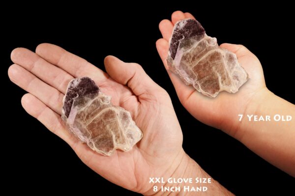 BICOLOR LEPIDOLITE Muscovite Book Mica 3 1/2" 2-4 Oz Rough Rock Mineral Specimen Raw Heart Chakra Crystal Reiki Stone