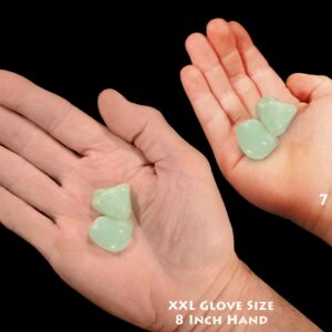PREHNITE Crystal 1" 2 Pieces Top Grade Tumbled Polished Heart Chakra Crystal Rock Mineral Specimen Reiki Stone