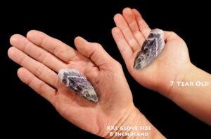 CHEVRON DREAM AMETHYST 2" 2-3 Oz Top Grade Rough Rock Mineral Raw Third Eye Chakra Crystal Natural Specimen Reiki
