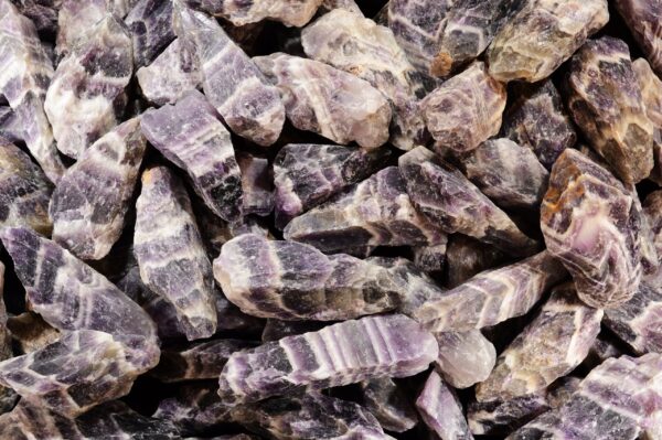 CHEVRON DREAM AMETHYST 2" 2-3 Oz Top Grade Rough Rock Mineral Raw Third Eye Chakra Crystal Natural Specimen Reiki - Image 2