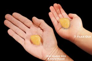 YELLOW QUARTZ 1 1/2" Top Grade Tumbled Polished Rock Mineral Solar Plexus Chakra Crystal Stone Natural Specimen Reiki