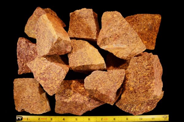CALLIGRAPHY JASPER 4" 1 Lb to 2 Lb Lapidary Rough Extra Large Natural Rock Mineral Solar Plexus Chakra Crystal Stone Specimen - Image 3
