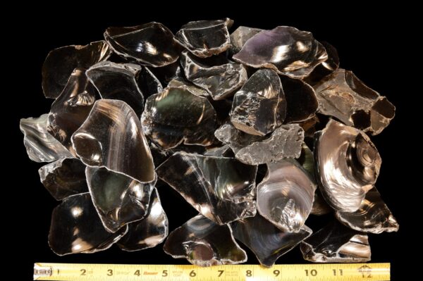 RARE Davis Creek Rainbow Obsidian 2" 1-2 Oz Top Grade Raw Wire Wrap Rock Mineral Chakra Crystal Rough Natural Lapidary Specimen - Image 3