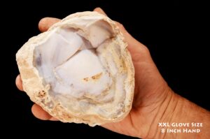 PURPLE AGATE 5 1/2" 2-3 Lb Large Rock Mineral Metaphysical Crown Chakra Crystal Stone Natural Raw Mineral Specimen Reiki