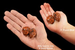 MAHOGANY OBSIDIAN 1 1/2" Set of 2 Pieces Tumbled Polished Rock Mineral Specimen Sacral Chakra Crystal Reiki Stone