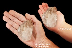 NATURAL Untreated SMOKY QUARTZ 3 1/2" 8-12 Ozs Raw Rock Mineral Rough Root Chakra Crystal Reiki Stone Specimen