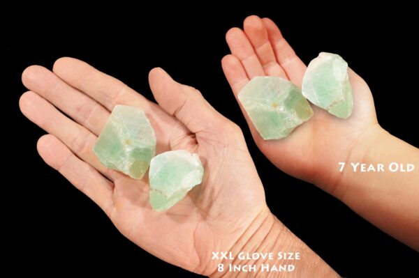 EMERALD GREEN CALCITE 2" 2 Pieces Grade A Rock Mineral Heart Chakra Raw Crystal Stone Natural Mineral Specimen
