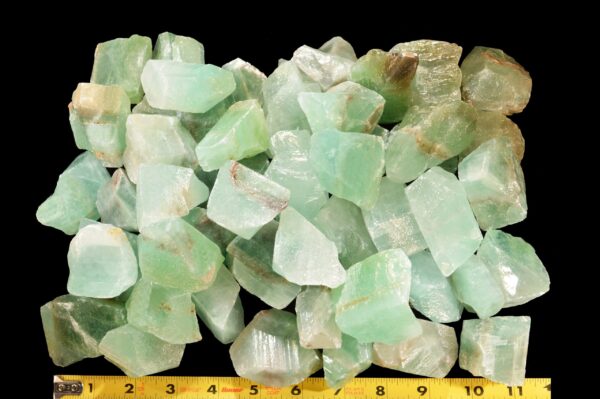 EMERALD GREEN CALCITE 2" 2 Pieces Grade A Rock Mineral Heart Chakra Raw Crystal Stone Natural Mineral Specimen - Image 3
