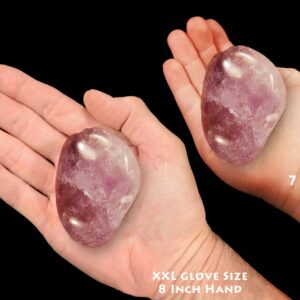 AMETHYST Crystal 2" 3-4 Oz Large Tumbled Stone Polished Rock Mineral Third Eye Chakra Crystal Stone Natural Specimen Reiki