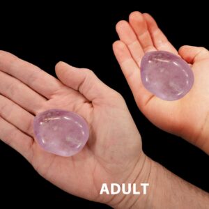 AMETHYST Crystal 1 3/4" 2-3 Oz Large Tumbled Stone Polished Rock Mineral Purple Third Eye Chakra Crystal Natural Reiki