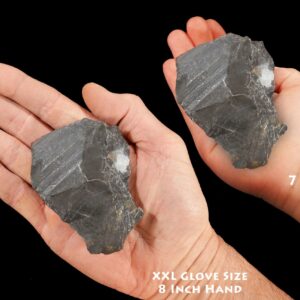 BLACK ONYX 5" 1 Lb to 2 Lb Extra Large Raw Rock Mineral Root Chakra Crystal Natural Rough Stone