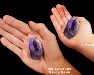 OCO AGATE GEODE Purple 2" Polished Rock Mineral Crown Chakra Crystal Stone Natural Raw Mineral Specimen Reiki
