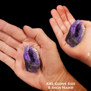 OCO AGATE GEODE Purple 2" Polished Rock Mineral Crown Chakra Crystal Stone Natural Raw Mineral Specimen Reiki