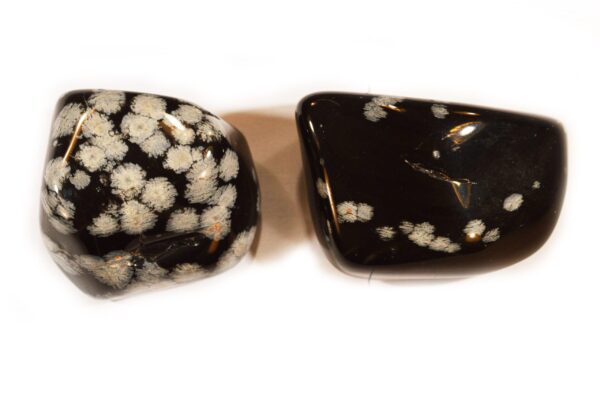 SNOWFLAKE OBSIDIAN 2" 2-5 Oz A Grade Large Tumbled Polished Rock Mineral Root Chakra Crystal Natural Specimen Reiki Stone - Image 3