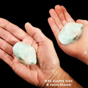 AMAZONITE Crystal 2 1/2" Polished Tumbled Rock Mineral All Chakras Crystal Stone Natural Mineral Specimen Reiki Stone