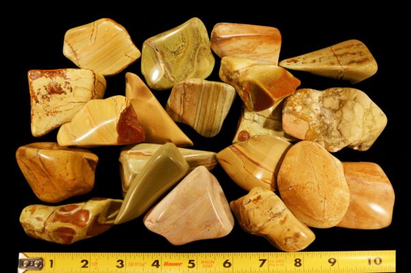PICTURE JASPER 2 1/2" 2-5 Oz Tumbled Polished Wild Horse Owyhee Natural Rock Mineral Third Eye Chakra Stone Specimen Reiki - Image 3