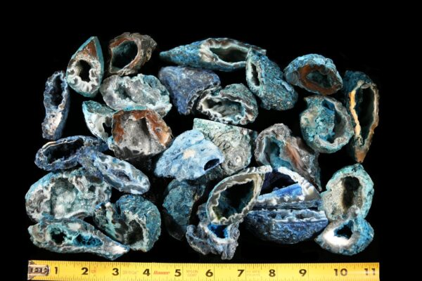 OCO AGATE GEODE Blue 2" Polished Rock Mineral Throat Chakra Crystal Stone Natural Raw Mineral Specimen Reiki - Image 3