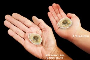 OCO AGATE GEODE Natural 2" Polished Rock Mineral Root Chakra Crystal Stone Natural Raw Mineral Specimen Reiki
