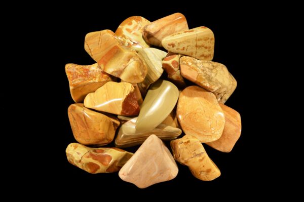 PICTURE JASPER 2 1/2" 2-5 Oz Tumbled Polished Wild Horse Owyhee Natural Rock Mineral Third Eye Chakra Stone Specimen Reiki - Image 2