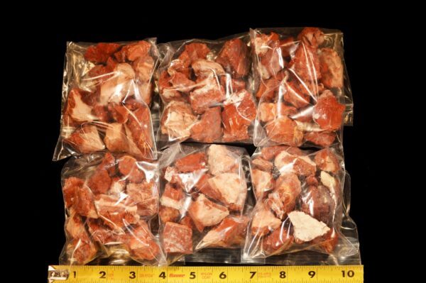 RED WHITE OPAL 1" 6 Oz Bag Raw Root Chakra Crystal Rock Mineral Specimen Reiki Stone - Image 3