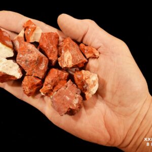 RED WHITE OPAL 1" 6 Oz Bag Raw Root Chakra Crystal Rock Mineral Specimen Reiki Stone