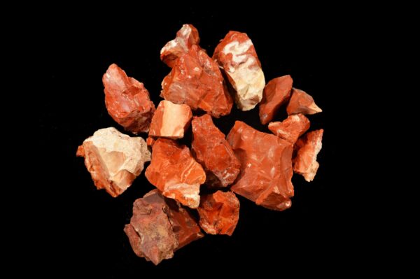 RED WHITE OPAL 1" 6 Oz Bag Raw Root Chakra Crystal Rock Mineral Specimen Reiki Stone - Image 2