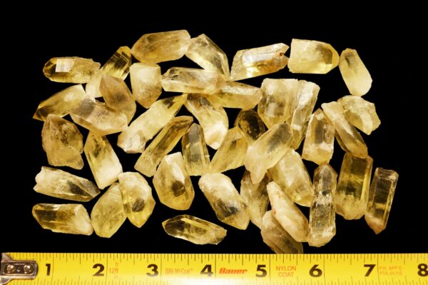 COLOMBIA CITRINE Points 1" 2 Pieces Raw Rock Mineral Specimen Rough Sacral Chakra Crystal Reiki Stone - Image 2