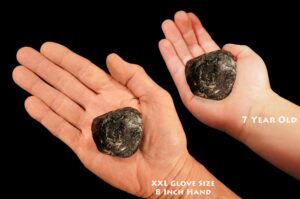 RARE APACHE TEAR 2" Rough Rock Mineral Raw Root Chakra Crystal Raw Natural Specimen Reiki Stone