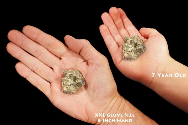 PYRITE Crystal 1 1/2" 2-4 Oz Peru Raw Rock Mineral Third Eye Chakra Crystal Stone Natural Specimen Reiki Stone