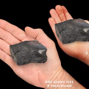 BLACK ONYX 3" 4-7 Oz Extra Large Raw Rock Mineral Root Chakra Crystal Natural Rough Stone