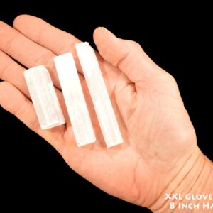SATIN SPAR Crystal Log 3 Pieces Raw Rock Mineral Crown Chakra Crystal Stone Raw Reiki Selenite Mineral Specimen