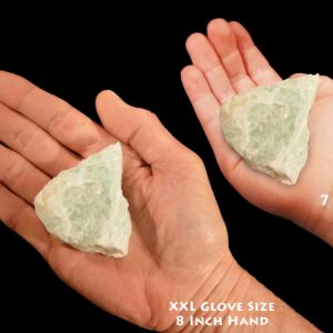 GREEN FLUORITE Crystal 3" 8-12 Oz Raw Rock Mineral Heart Chakra Crystal Stone Natural Mineral Specimen Reiki