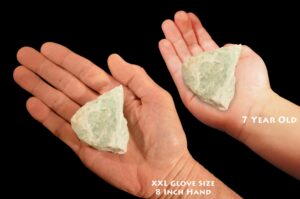 GREEN FLUORITE Crystal 2" 4-7 Oz Raw Rock Mineral Heart Chakra Crystal Stone Natural Mineral Specimen Reiki