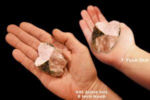 RHODONITE 2 1/2" 4-7 Oz A Grade Raw Lapidary Rock Mineral Specimen Heart Chakra Stone