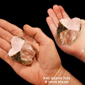 RHODONITE 2 1/2" 4-7 Oz A Grade Raw Lapidary Rock Mineral Specimen Heart Chakra Stone