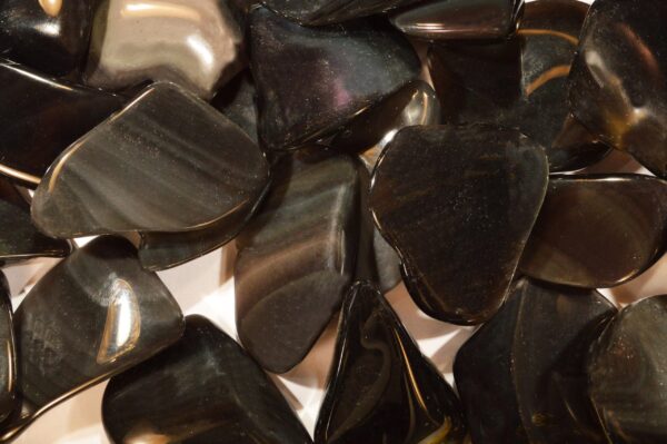 RAINBOW OBSIDIAN 2 1/4" 1-3 Oz Tumbler Polished Wire Wrap Necklace Rock Mineral Chakra Crystal Specimen - Image 2