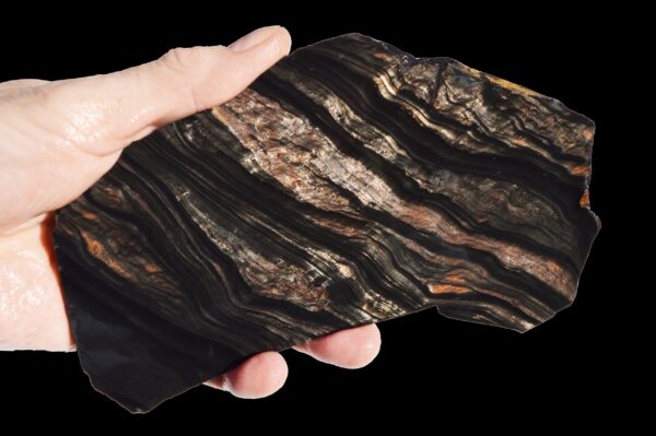 MAHOGANY GOLD SHEEN Obsidian 6" 2 1/2 Lb Top Grade Lapidary Cabbing Rough Raw Rock Mineral Sacral Chakra Crystal Stone - Image 4