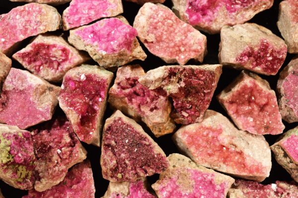 COBALTOAN CALCITE Cluster 1 3/4" 2- 4 Oz Rock Mineral Heart Chakra Crystal Stone Raw Natural Specimen Reiki - Image 3