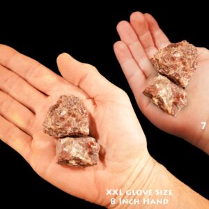 DARK RED CALCITE 1 1/4" 2 Pieces No Acid Wash Natural Raw Rock Mineral Root Chakra Crystal Stone Specimen Reiki