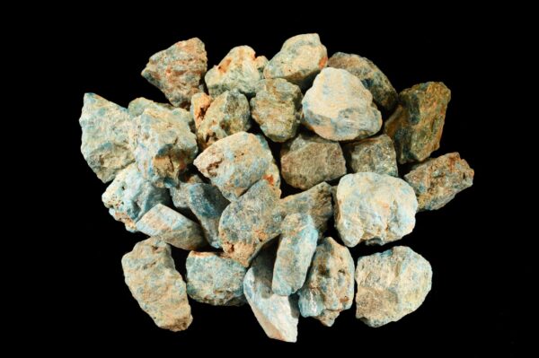 BLUE APATITE 2 3/4" 4-7 Oz Raw Rock Mineral Throat Chakra Crystal Stone Natural Specimen - Image 2
