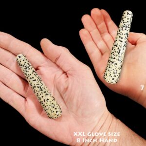 DALMATIAN JASPER Wand 4 1/4" Polished Rock Mineral Root Chakra Crystal Stone Natural Mineral Specimen Reiki