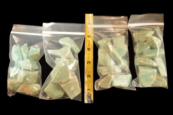AMAZONITE 1 1/2" 6 Oz Bag Crystal Raw Rock Mineral All Chakras Crystal Stone Natural Specimen Reiki - Image 3