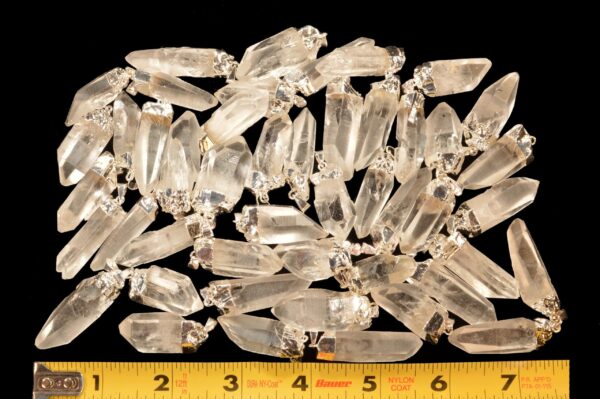 CLEAR QUARTZ Crystal Necklace Pendant 1 1/4" Raw Rock Mineral All Chakra Crystal Stone Natural Specimen Reiki - Image 5